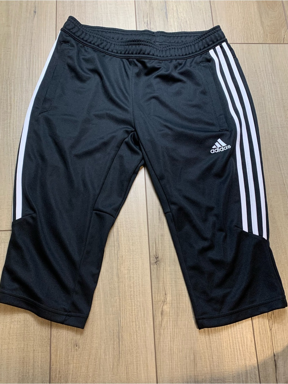 adidas  Black Athletic capri/shorts